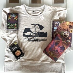 Disney Gray Sweatshirt with Navy Logo